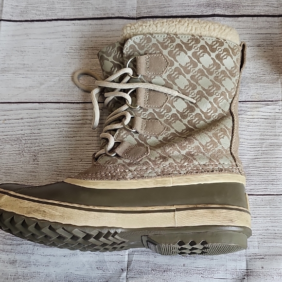 Sorel Sz 8 Joan Of Arc Tan Winter Boots - Picture 7 of 16